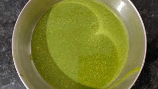 Pudina chutney recipe Mint chutneyHow to make pudina chutneyGreen chutney Tandoori mint chutney [upl. by Niwhsa]