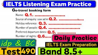 IELTS Listening Practice Test 2024 with Answers Real Exam  490 [upl. by Vershen282]