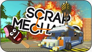 IL CAMIONCINO DEI GELATI  Scrap Mechanic ITA [upl. by Haimirej628]