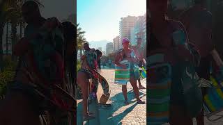 🏖️ Walking on the Beach in Rio de Janeiro Brazil shorts beach praia [upl. by Outhe]