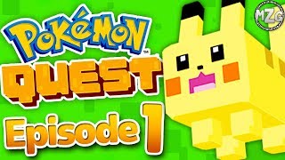 NEW POKEMON Game  Pokemon Quest Gameplay Walkthrough  Episode 1  World 1 Nintendo Switch [upl. by Elyrrad333]