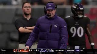 Madden 25 Ravens Franchise Week 10 [upl. by Aehsat]