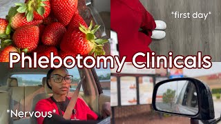 VLOG First Day of Phlebotomy Clinicals  UPDATE [upl. by Odell]