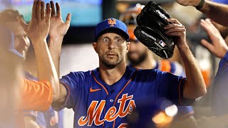 Mets Max Scherzer DOMINATES Braves in big game No runs allowed 11 Ks [upl. by Chas632]