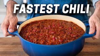 30 Minute Chili With Slow Cooked Flavor [upl. by Olwen]