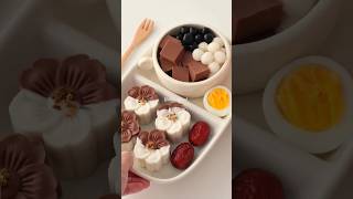 Chinese breakfast  Cocoa Yam Cake  Chocolate Milk Frozen RestaurantBowlshorts shortsfeedcooking [upl. by Kohcztiy]