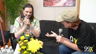 99X Interviews Brian Bell Weezer  Shaky Knees 542024 [upl. by Einnel]