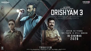 Drishyam 3  Teaser Trailer  Ajay Devgn  Tabu Shriya Saran Akshaye KhannaSaurabh Shukla In 2025 [upl. by Annait]