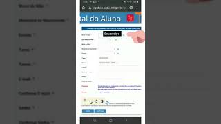 Como cadastrar no Portal do aluno e acessar o Boletim online [upl. by Trescha]