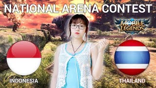 INDONESIA VS THAILAND  National Arena Contest Cast by Kimi Hime  21052018 [upl. by Brannon]