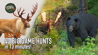 40 Canadian Hunts in 13 Minutes BEST OF HUNTING Compilation [upl. by Eniamrahs]