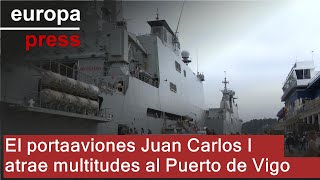 El grupo Dédalo de la Armada causa furor en Vigo más de 7000 visitas en las primeras horas [upl. by Settle374]