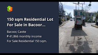 150 sqm Residential Lot For Sale in Bacoor Cavite [upl. by Sirc989]