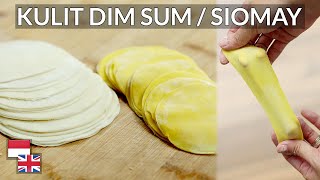 LENTUR amp ANTI Sobek Resep Kulit Dimsum  Siomay DUA Bahan Cukup 100 Sukses [upl. by Ardnazxela121]