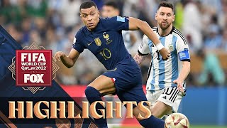 Argentina vs France Highlights  2022 FIFA World Cup Final [upl. by Avelin]