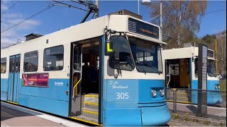 Sweden Göteborg Tram Ride Nr 1 From Östra Sjukhuset To Central Stationen [upl. by Naarah]