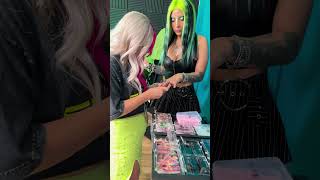 Kirsty Meakin nail designs at the Rise of Hair and Rise of Nails events in Tampa Florida [upl. by Leia469]