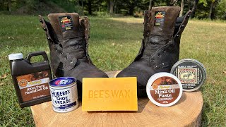 Best options for waterproofing Leather Boots [upl. by Nilram341]