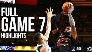 Warriors vs Cavaliers Game 7 NBA Finals  061916 Full Highlights [upl. by Tirza888]