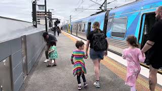 An outbound Comeng train at Coburg Station on the Upfield Line [upl. by Nellek]