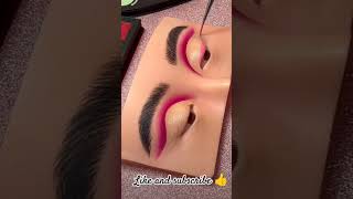 Dummy eye makeup easy step by step hand practice shotsvideo tutorial shotsvideo [upl. by Atreb]