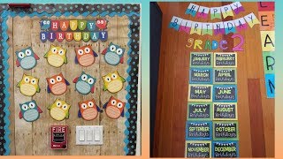 Birthday display board ideas  Stunning birthday bulletin board ideas [upl. by Lougheed]