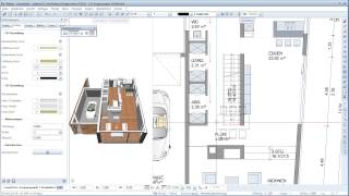 Allplan Quickstart DE  Lektion 3 Möblierung mit SmartParts  CAD Tutorials [upl. by Elletnahs]