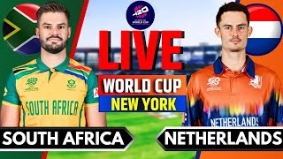 Netherlands vs South Africa T20 World Cup Match  Live Score amp Commentary  NED vs SA Live  T20 WC [upl. by Davita]