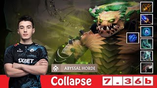 DOTA 2 TSpiritCollapse the UNDERLORD OFFLANE 736b 2 [upl. by Buyer]