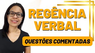 🚨REGÊNCIA VERBAL QUESTÕES COMENTADAS  PORTUGUÊS para CONCURSO [upl. by Mosira]