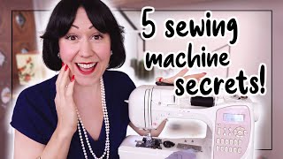 Sewing machine SECRETS you might not know [upl. by Aevin]