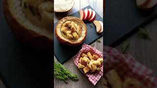 Baked Camembert with honey and garlic butter croutons [upl. by Tizes]