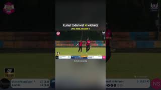 kunal todarwal 4 wickets  JFSC NMSL SEASON 1  cricketvideos wicket Golivebroadcasting sports [upl. by Bourn]