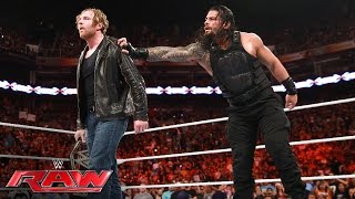 Roman Reigns vs Seth Rollins Raw June 20 2016 [upl. by Oletta414]