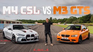 ULTIMATE BMW TRACK SHOOTOUT  New M4 CSL vs E92 M3 GTS  Hot Laps Drifting  Ben Collins  4K [upl. by Berkie484]