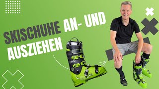 TUTORIAL Skischuhe anziehen und ausziehen [upl. by Melise]