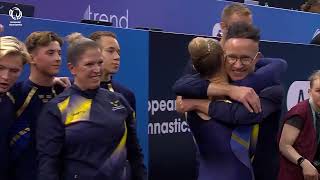 Sweden  2024 TeamGym European silver medallists junior mixed team [upl. by Rett597]