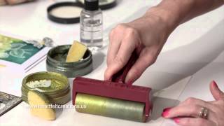 How to Brayer With Stamp Paint for Papercrafting amp Cardmaking  Heartfelt Creations [upl. by Remled]