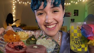 ASMR Taste Testing Edible Crystal Candies 💎 mukbang crunchy eating sounds tapping mouth sounds [upl. by Bow]