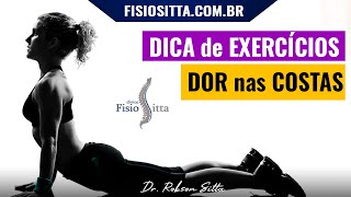 DICA 5 EXERCÍCIOS DOR COLUNA LOMBAR LOMBALGIA LOMBOCIATALGIA Clínica de Fisioterapia Dr Robson Sitta [upl. by Lamoureux]