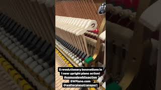 5 revolutionary innovations in 1 new upright piano action piano classicrestoration [upl. by Leblanc]