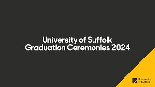 University of Suffolk Graduation 2024  LSC [upl. by Noled627]