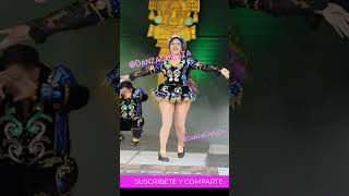 WOMAN DANCE WITH SHORT SKIRT bolivia traditional Dance 🥰🥰🥰 danzacholita [upl. by Ellersick665]