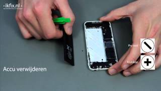 iPhone 4 batterij accu vervangen [upl. by Atnwahsal114]