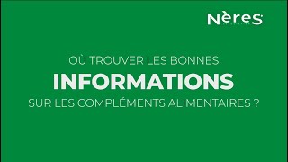 Où trouver les bonnes informations sur les compléments alimentaires [upl. by Theall]