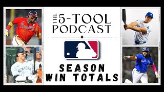 MLB 2024 Season Win Totals  American League February 22  The 5Tool Podcast [upl. by Amsden]