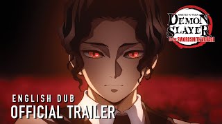 Demon Slayer Kimetsu no Yaiba To the Swordsmith Village  English Dub Trailer [upl. by Nosmirc]