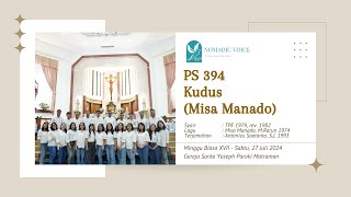 PS 394 KUDUS MISA MANADO  NOMADIC VOICE [upl. by Holli998]