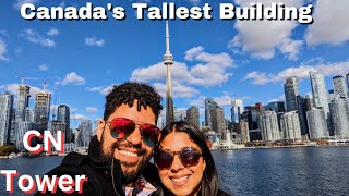 CN Tower Inside Canadas Tallest Building Toronto Travel Vlog Pt 6 [upl. by Niowtna]