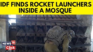 Israel vs Hamas  Gaza Conflict  IDF Claims There Are Rocket Launchers Inside A Gaza Mosque  G18V [upl. by Ylrad544]